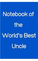 Notebook of the World's Best Uncle