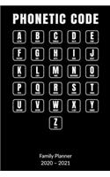 Phonetic Code. Family Planner 2020-2021