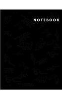 Notebook: Unlined Notebook - Large 8.5 x 11 inches - 120 Pages