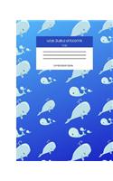 Wide Ruled Fish Notebook Composition Book