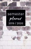 Semester Planer 2019 / 2020
