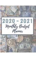 2020-2021 Monthly Budget Planner