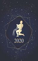 Aquarius 2020 Planner: Beautiful Astrological Horoscope Cover 12 Month Daily/Weekly/Monthly Planner Organizer Agenda Journal Gift for a Aquarius Star Sign