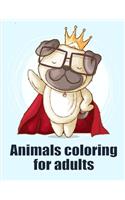 Animals coloring for adults: Cute Chirstmas Animals, Funny Activity for Kids's Creativity