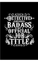 Detective official job title