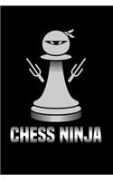 Chess Ninja: 6x9 inches dot grid notebook, 120 Pages, Composition Book and Journal, gift for chess ninja and chess players