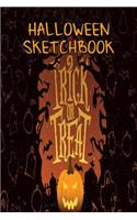 Halloween Sketchbook: Kids Halloween Sketchbook, Draw Your Own Witches, Zombies, Ghosts & Other Monsters