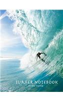 Surfer Notebook Story Paper