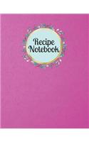 Recipe Notebook: Blank Cookbook for 120 Recipes(9 Cooking Notebook)
