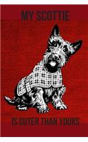 My Scottie Is Cuter Than Yours: Blank Line Journal