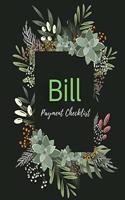 Bill Payment Checklist: Finance Planner or Budget Planning . Monthly Bill Planner and Organizer . Bill Payment and Paying Planner Organizer(3 Gift)