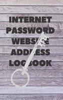 Internet Password Website Address Logbook