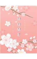 Home Cleaning Planner: Housekeeping Cleaning Routine Tidying Up Clutter Chores List Weekly Daily House Plan Organizing Decluttering Home Improvements Organization Areas Ke