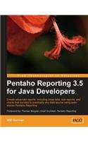 Pentaho Reporting 3.5 for Java Developers