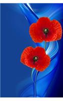 Poppy Notebook: 150 lined pages, softcover, 6 x 9