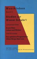 Studien Zur Wiener Schule 1