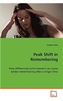 Peak Shift in Remembering