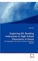 Exploring EFL Reading Instruction in High School Classrooms in Korea