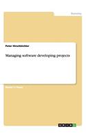 Managing software developing projects