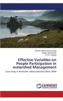 Effective Variables on People Participation in watershed Management