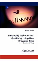 Enhancing Web Clusters' Quality by Using User Browsing Time