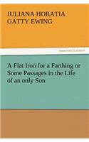 A Flat Iron for a Farthing or Some Passages in the Life of an Only Son: (English)