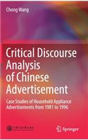 Critical Discourse Analysis of Chinese Advertisement