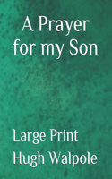 A Prayer for my Son: Large Print