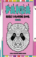 Adult Coloring Book - Stress Relieving Animal Designs - Panda