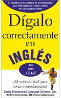 Dígalo correctamente en inglés