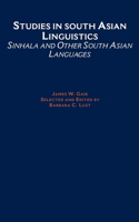 Studies in South Asian Linguistics