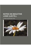 Notes on Inductive Logic (Lects.).: (English)