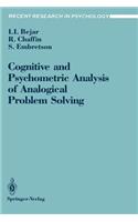 Cognitive and Psychometric Analysis of Analogical Problem Solving