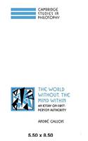 The World Without, the Mind Within