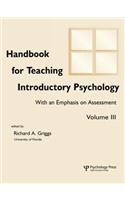 Handbook for Teaching Introductory Psychology