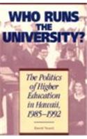 Who Runs the University?
