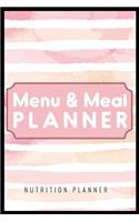 Menu & Meal Planner Nutrition Planner