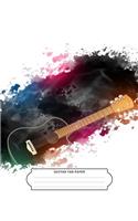 Guitar Tab Paper