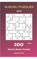 Suguru Puzzles - 200 Hard to Master Puzzles 8x8 vol.12