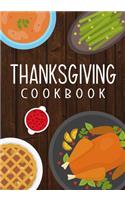 Thanksgiving Cookbook: Blank Recipe Book to Write in Cookbook Organizer