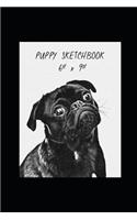 Puppy Sketchbook 6 x 9