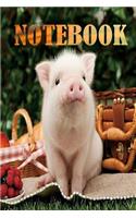 Notebook: Pig Notebook, Journal, Diary size 6x9