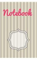 Notebook: Vintage Lover's best choice Notebook! 120 pages lined Notebook for your ideas inspired by trendy and chique vintage patterns. Let your thoughts flow