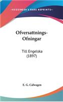 Ofversattnings-Ofningar