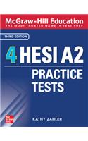 McGraw-Hill Education 4 HESI A2 Practice Tests, Third Edition