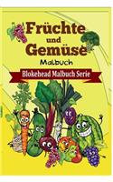 Früchte und Gemüse Malbuch
