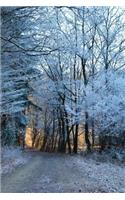 Forest Path and Winter Frost Journal: Take Notes, Write Down Memories in this 150 Page Lined Journal