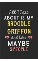 All I care about is my Broodle Griffon and like maybe 3 people