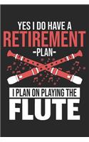 I Plan On Playing The Flute: Flute Notebook Blank Line Family Journal Lined with Lines 6x9 120 Pages Checklist Record Book Take Notes Flute Matching Band Planner Paper Christmas