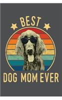 Best Dog Mom Ever: Irish Setter Lined Journal Notebook